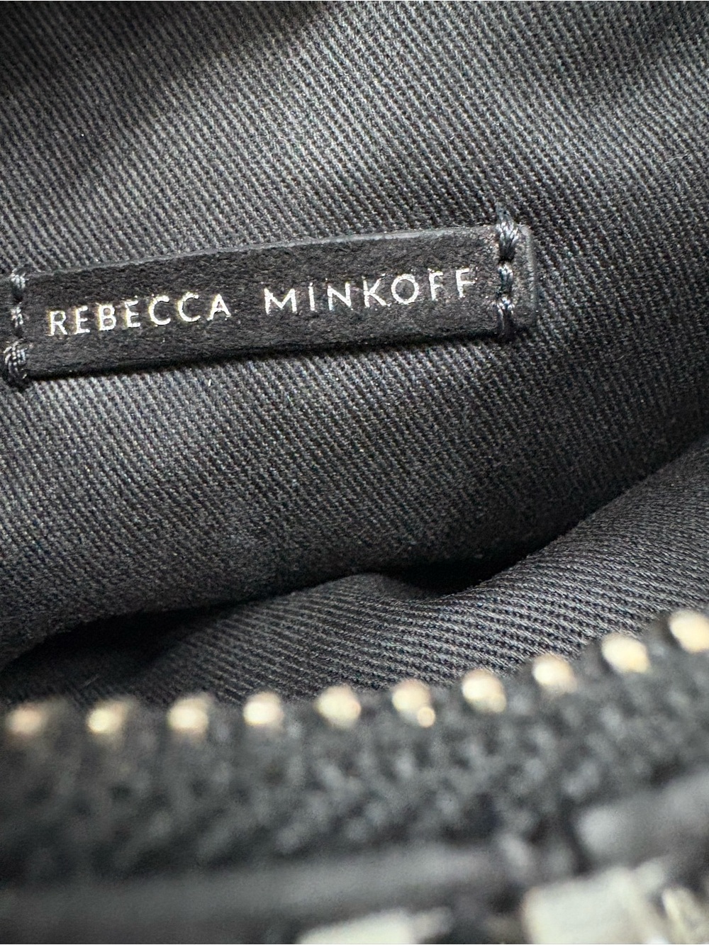 Rebecca Minkoff Black Interior Zip Pouch - Picture 4 of 5